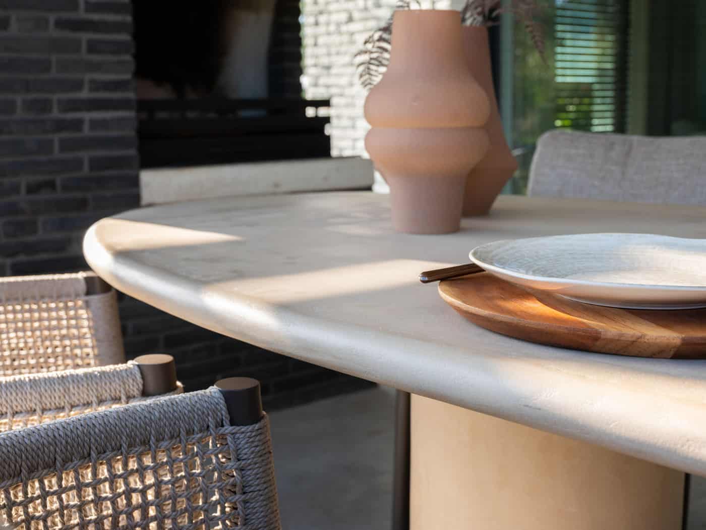 4 Seasons Outdoor Hampton dining eettafel mortex 300×110 cm