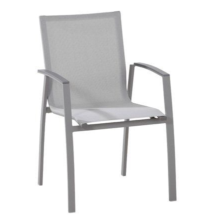 Taste 4SO Torino dining stoel stapelbaar grijs