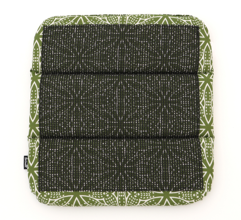 Hartman Fleur groen 41x40x3cm zitkussen Delphine