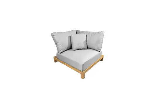 Suns Portofino Hoekstuk Camel sand Naturel Gravel kussens