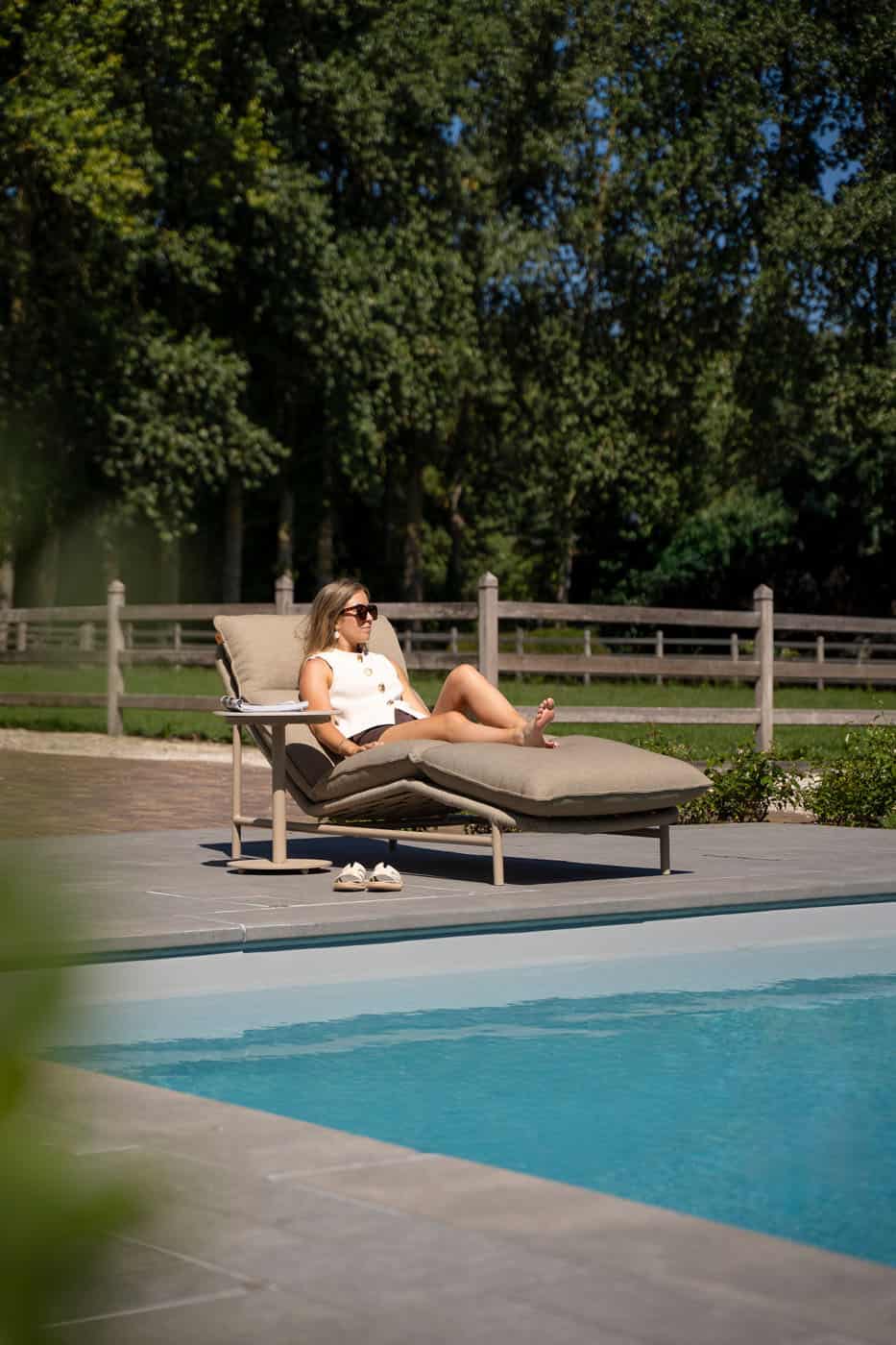 4 Seasons Outdoor Tahiti ligbed latte incl. kussen