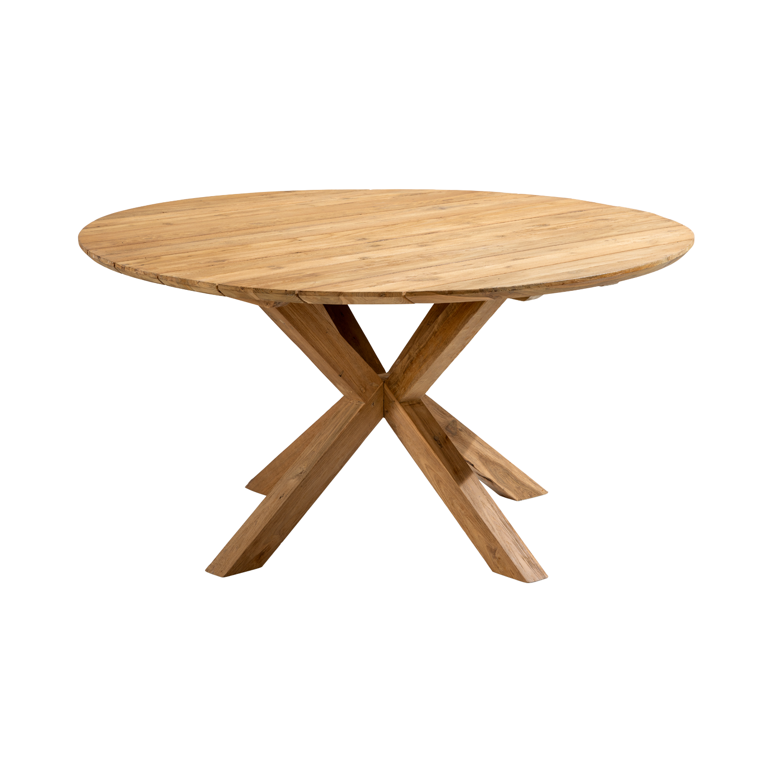 Callisto Timor recycled teak tafel 150cm rond