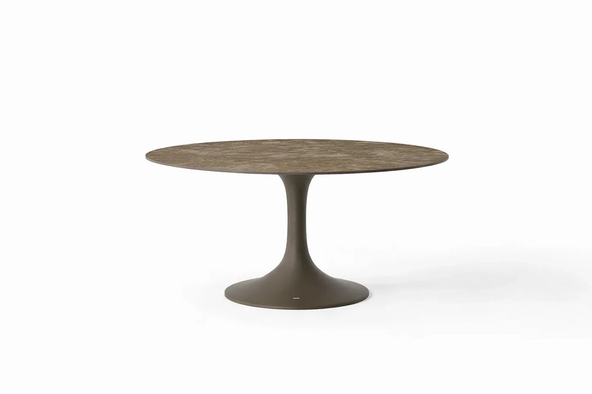 Suns Tuintafel Nova - Low dining - Ø150 - Brons - Sintered stone