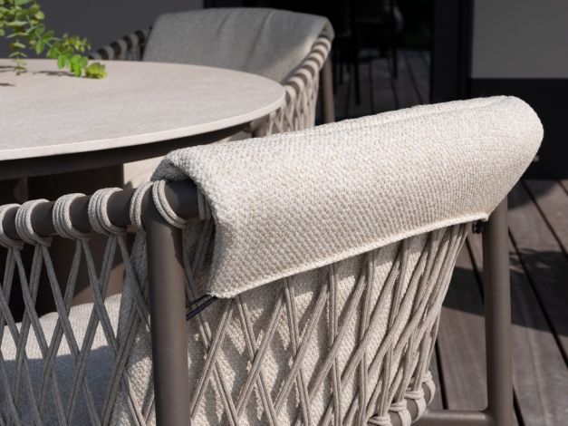 4 Seasons Outdoor Allora dining stoel terre incl. kussen
