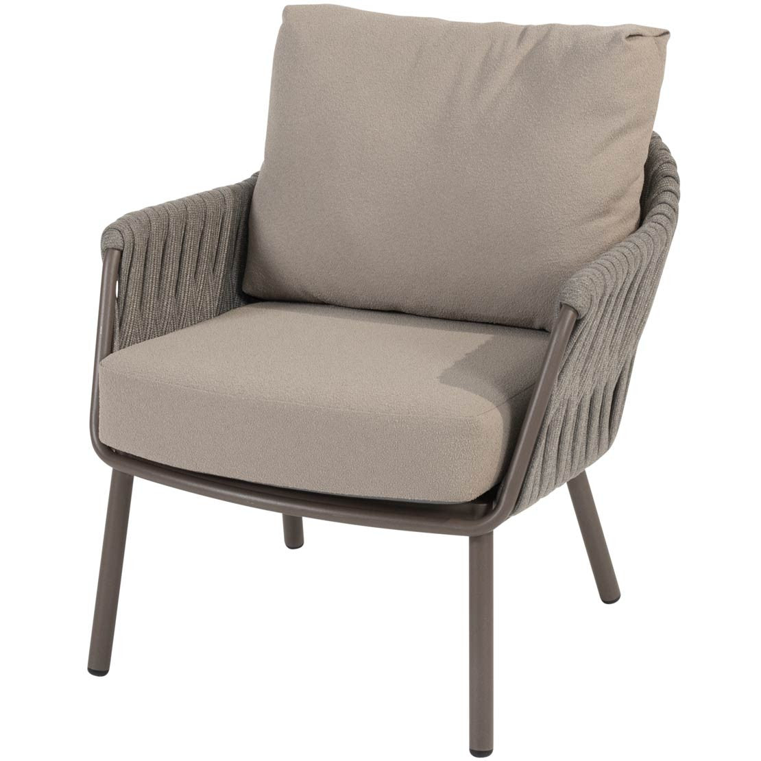 Taste 4SO Cannes low dining + Donato low dining tafel 160 cm Ø terre