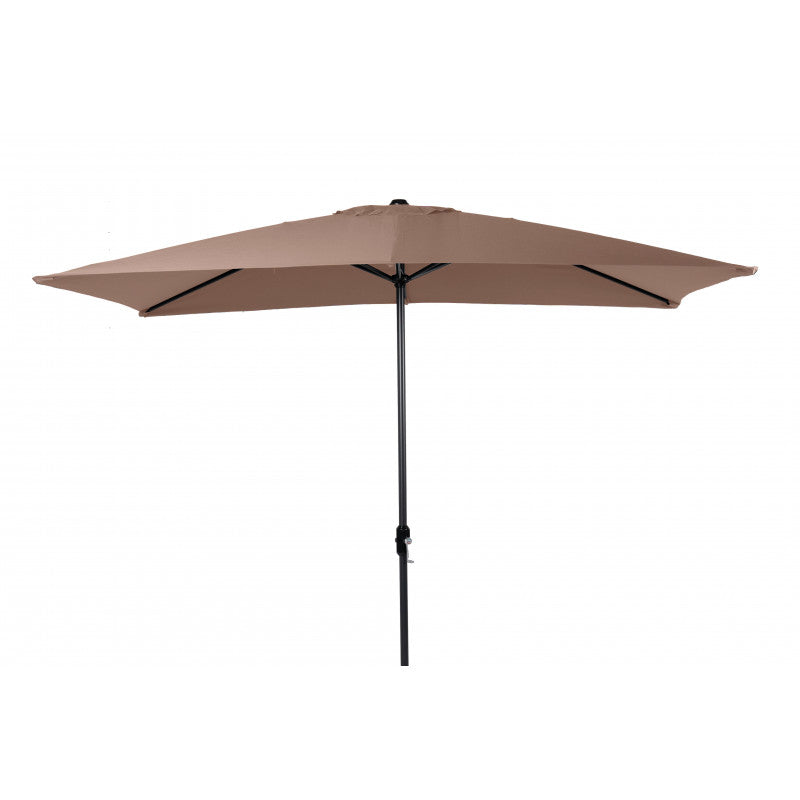 Tierra Outdoor Savi Centre Pole Parasol 200 x 300 cm Taupe