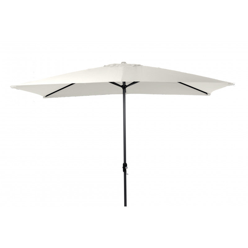 Tierra Outdoor Savi Centre Pole Parasol 200 x 300 cm Ecru