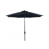 Tierra Outdoor Rosa Centre Pole Parasol 300 Ø cm Round Charcoal