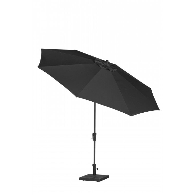 Tierra Outdoor Zuma Centre Pole Parasol 300 cm rond Dark Grey