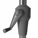 Platinum 350Ø Riva antraciet frame light grey doek