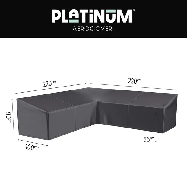 Platinum AeroCover Loungesethoes 8020 hoekset 220x220x100xH65/90
