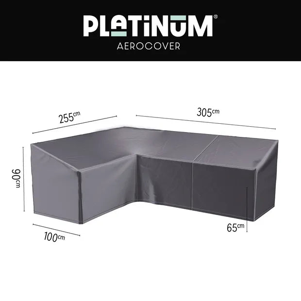 Platinum AeroCover Loungesethoes 8026 hoekset links 305x255x100xH65/90