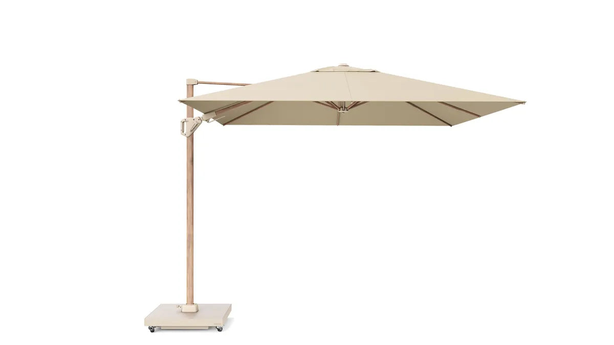 Platinum 300x300 Challenger T2 premium teaklook frame champagne doek