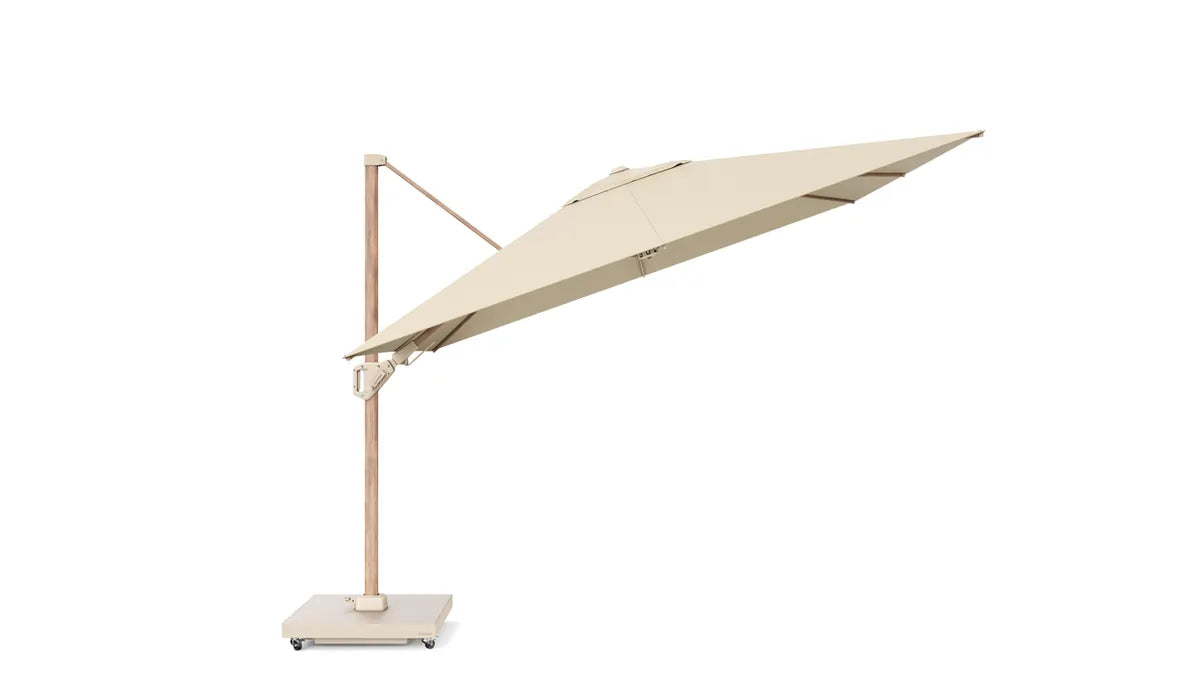 Platinum 300x300 Challenger T2 premium teaklook frame champagne doek