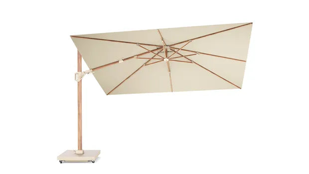 Platinum Challenger T² 260x350cm Premium teaklook frame champagne doek