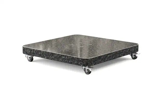 Platinum Ancona round edge 90kg Anthracite grey polished Graniet