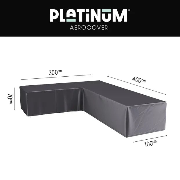 Platinum AeroCover Loungesethoes 8001 hoekset links 400x300x100xH70