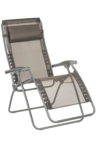 Lafuma Grafiet clip relax fauteuil + beschermhoes