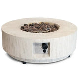 Happy Cocooning Estate cocoon table round 76cm Travertine