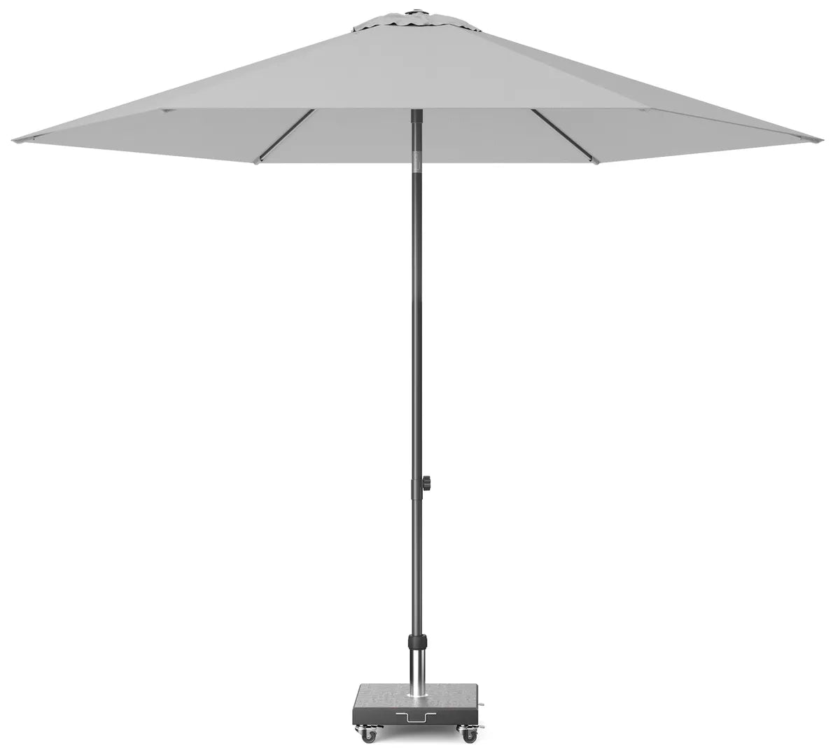 Platinum 300Ø Lisboa antraciet frame light grey doek