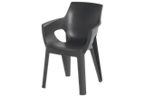 Hartman stapelstoel Ivy - antraciet - 85x60x53 cm