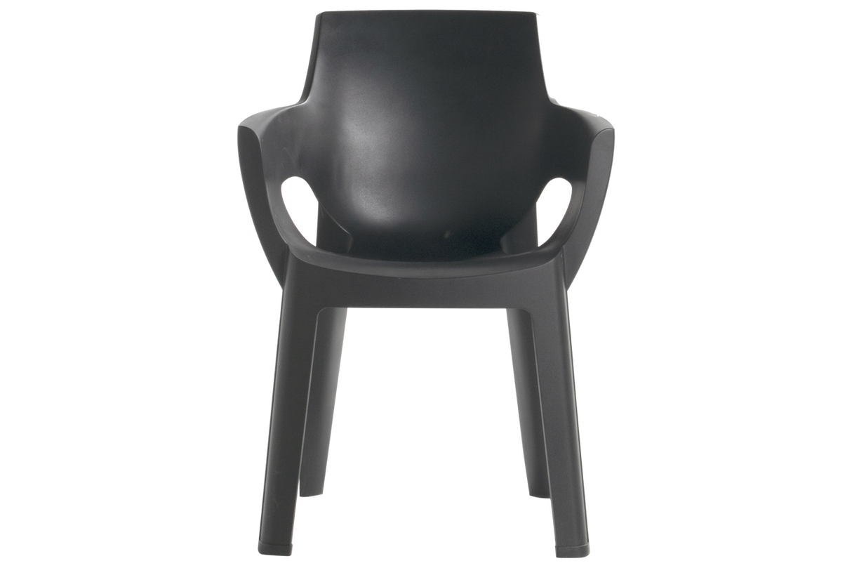 Hartman stapelstoel Ivy - antraciet - 85x60x53 cm