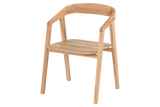 Hartman Junia diningstoel met armleuningen teak