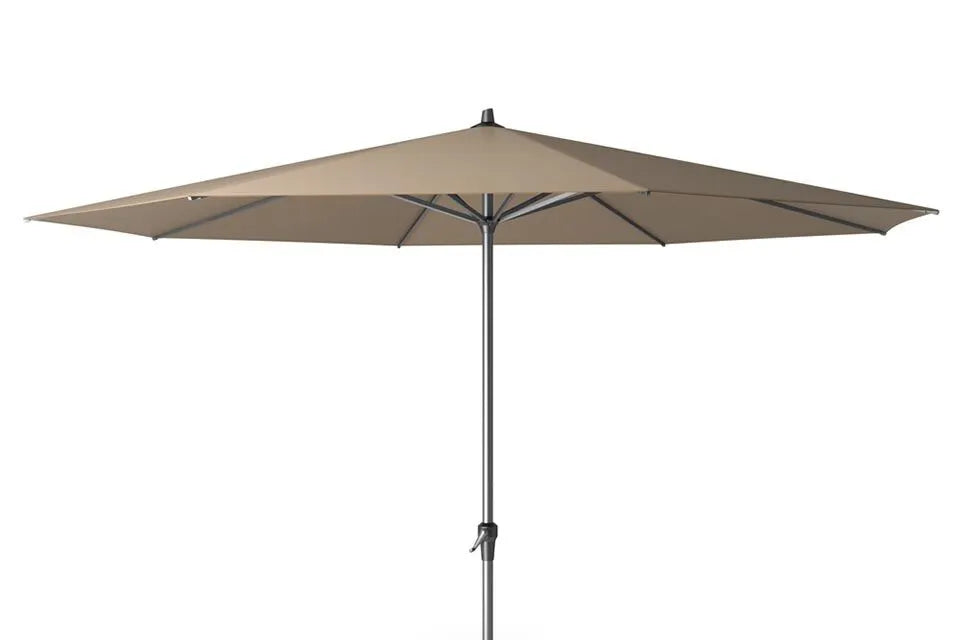 Platinum 400Ø Riva antraciet frame taupe doek