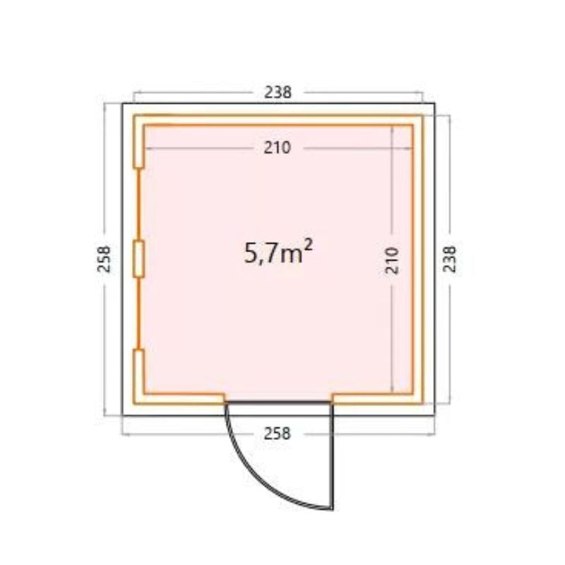 Telluria Luminato 2424 antraciet