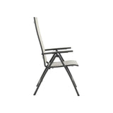 Hartman standenstoel Troy volledig aluminium verstelbaar beige textilene antraciet frame