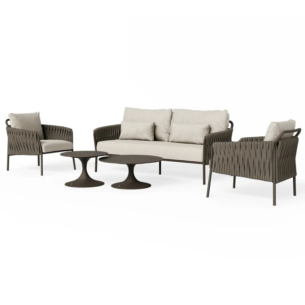 SUNS Fiavè Loungeset Bronze met Nova loungetafels