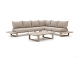 Suns Loungeset Nardo - Champagne - Pebble desert boucle