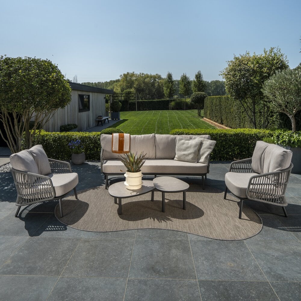 Taste 4SO Alicante loungeset: 3-zits bank + 2x lounge stoel