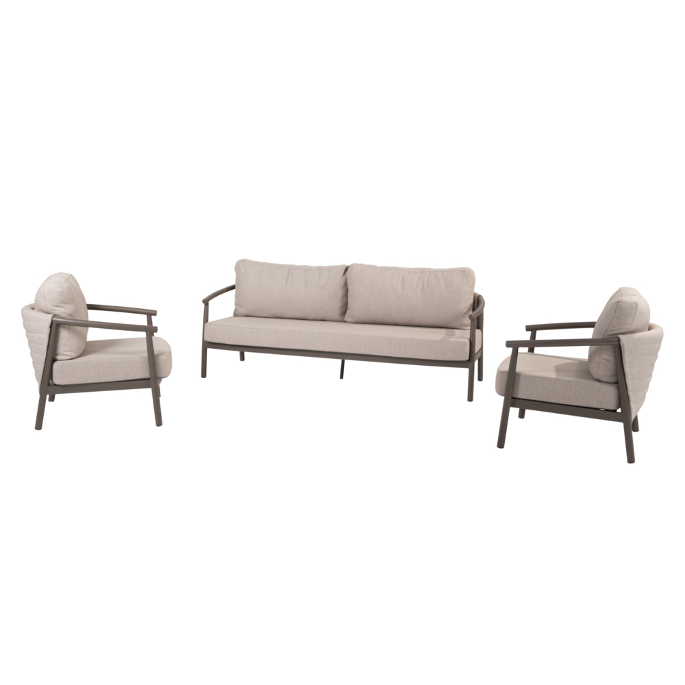 Taste 4SO Barolo loungeset: 3-zits bank + 2x lounge stoel