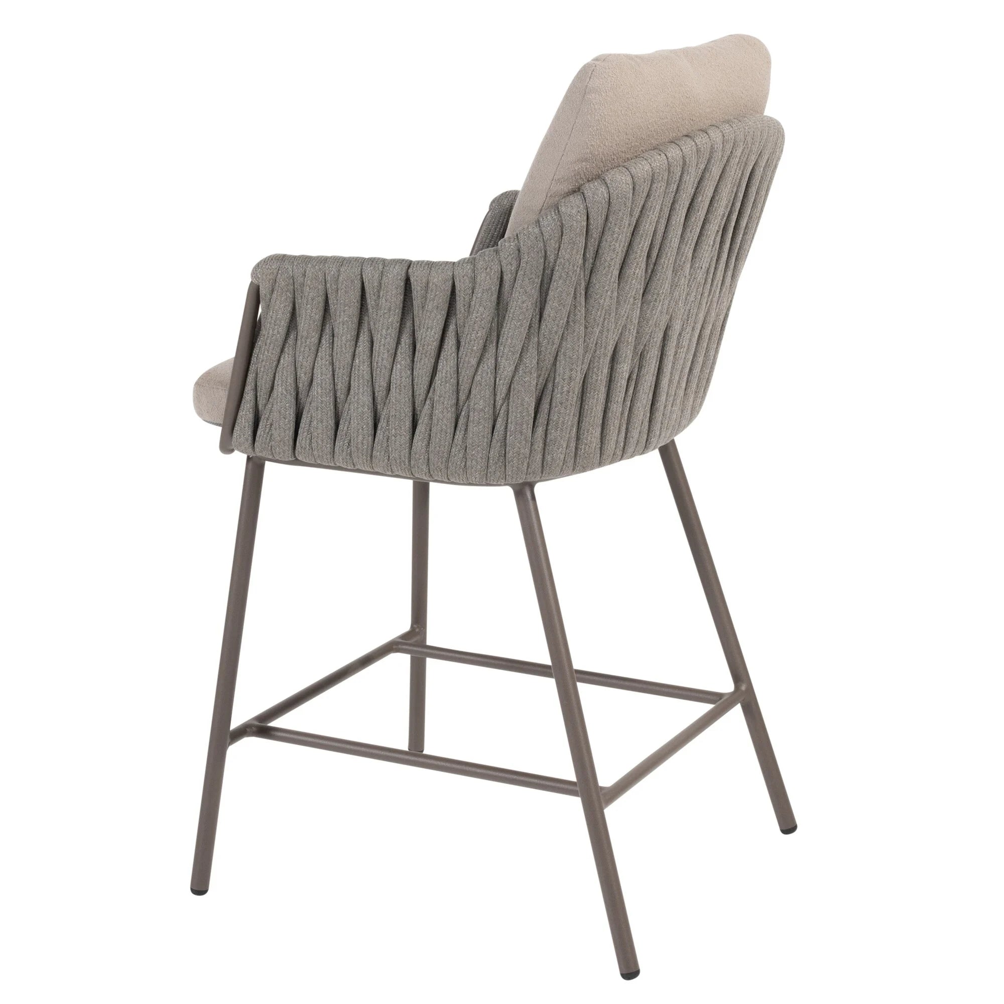 Taste 4SO Cannes high dining + Manolo tafel met geprint keramiek tafelblad 180×95 cm terre