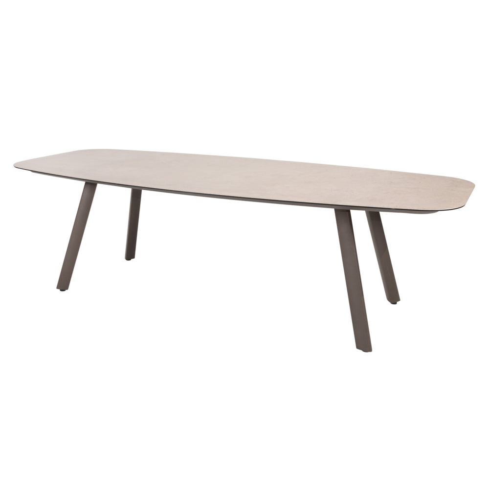 Taste 4SO Manolo eettafel terre met printed keramiek top 240 x 103 cm