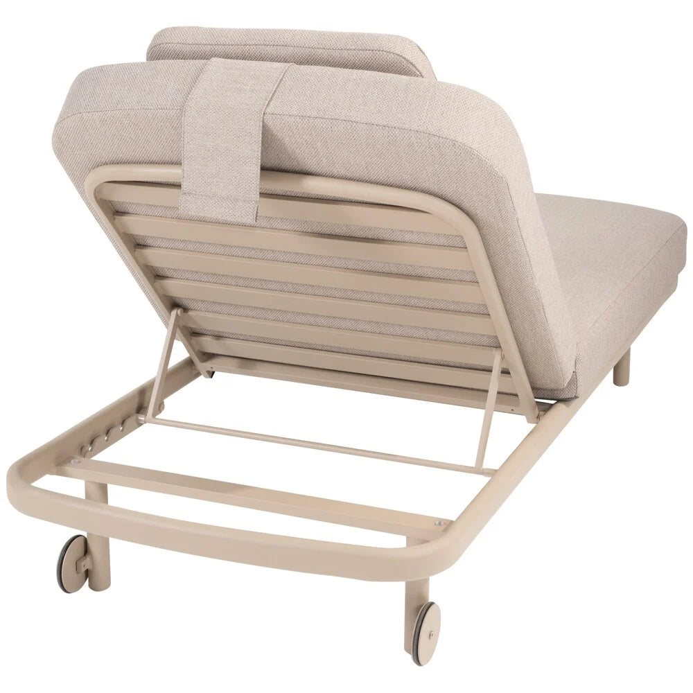 Taste 4SO Milano ligbed latte incl. kussen en hoofdsteun