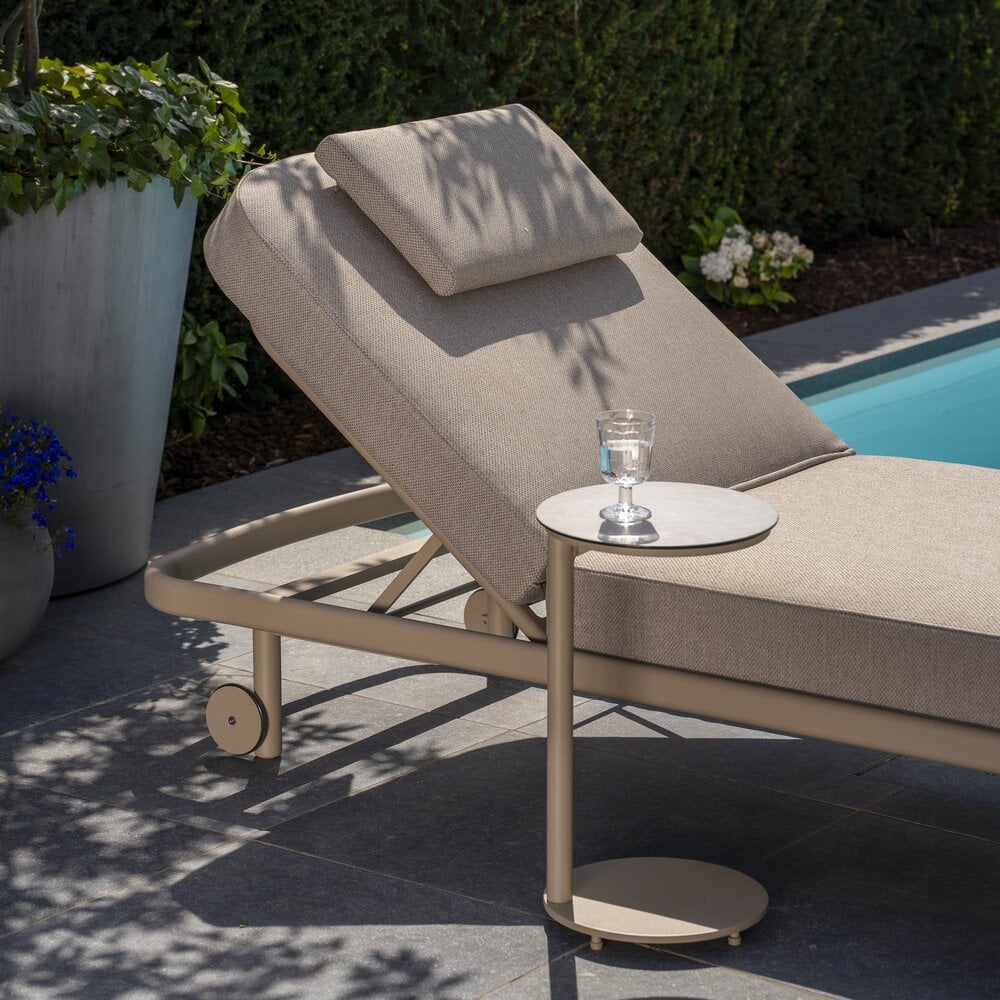 Taste 4SO Milano ligbed latte incl. kussen en hoofdsteun