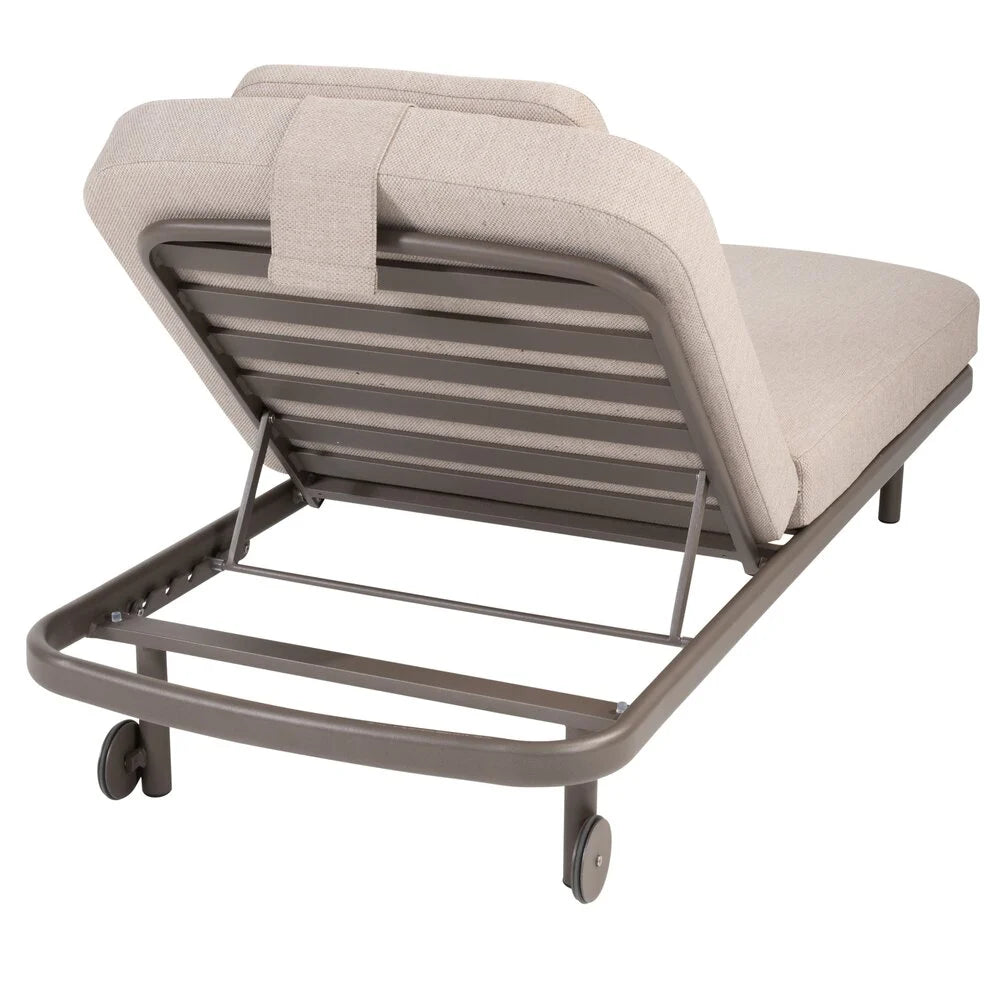 Taste 4SO Milano ligbed terre incl. kussen en hoofdsteun