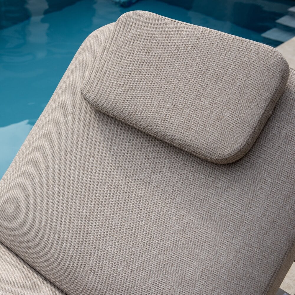 Taste 4SO Milano ligbed terre incl. kussen en hoofdsteun