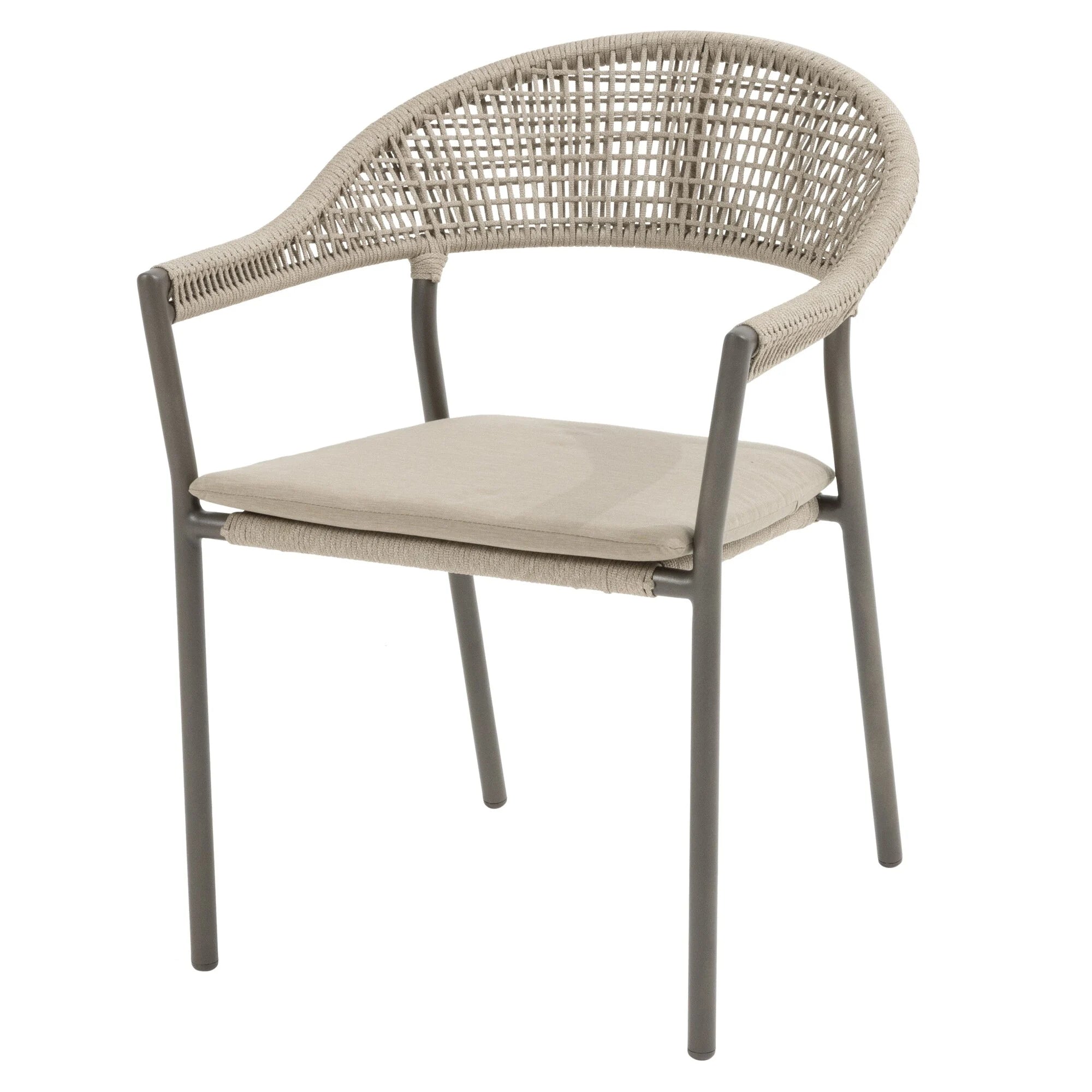 Taste 4SO Sienna stapelbare dining stoel terre incl. kussen