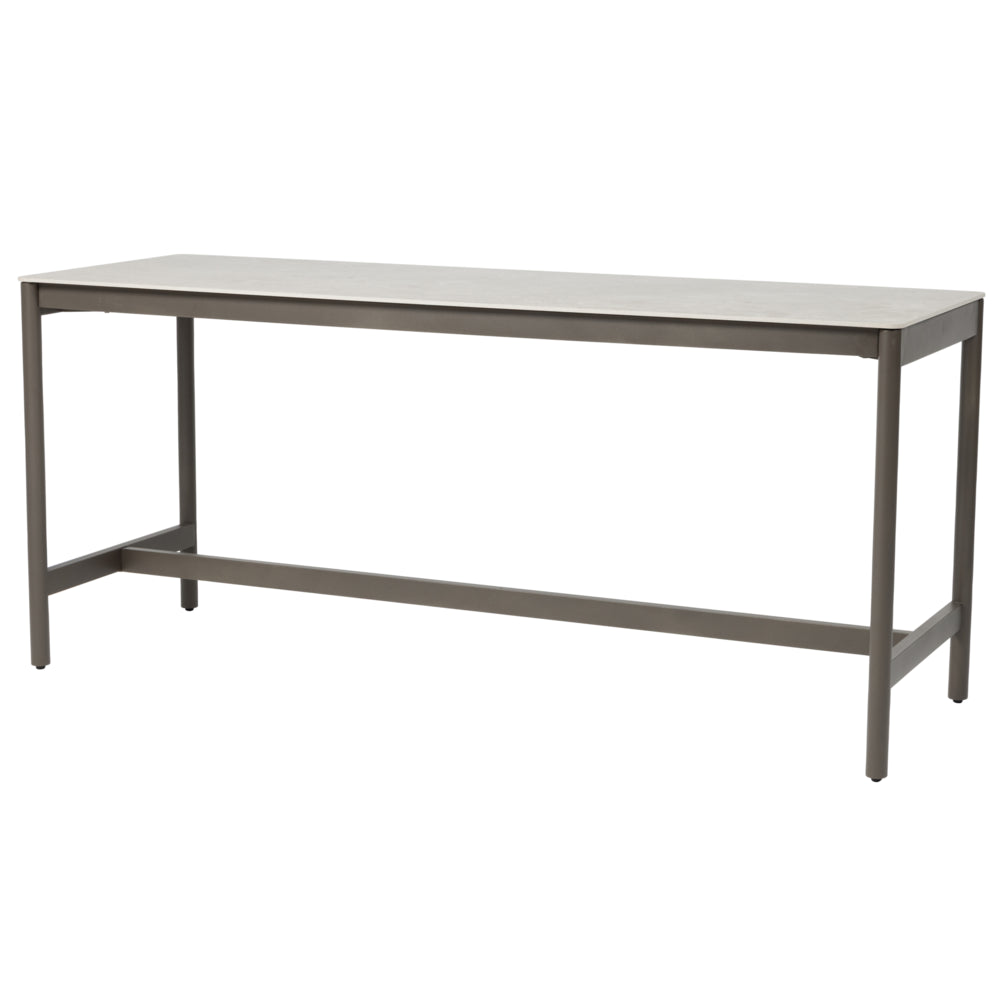 Taste 4SO Soho high dining tafel terre met keramisch tafelblad 220 x 75 cm (H 95)