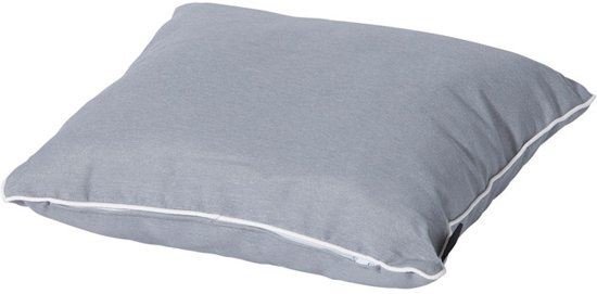 Madison Pillow 45x45 with piping Panama micro grey