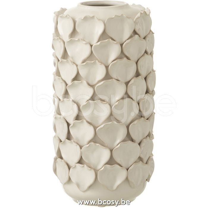 Jolipa vaas celine wit 14x14x26,5