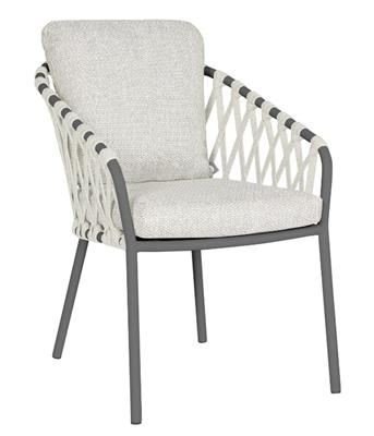 Suns Nappa dining chair Camel Sand Soft Grey Mixed