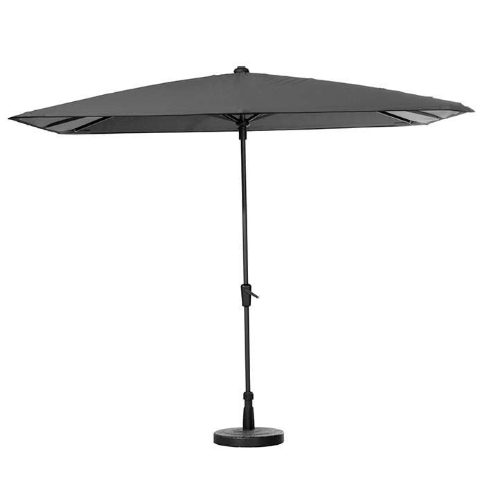 Madison Parasol rond polyester grijs