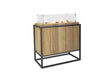 GIMEG Cosiloft divider black frame/teak(excl.glas)