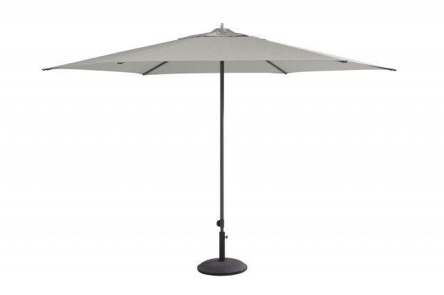 4SO parasol Azzurro 350 cm. Ø Mid Grey