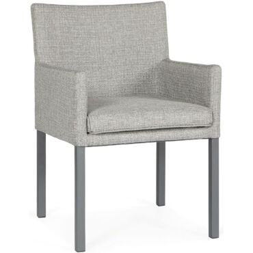 Suns Antas dining chair MRG soft grey mixed weave