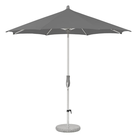 Glatz Parasol Alu-Twist Easy Ø300cm Stone Grey